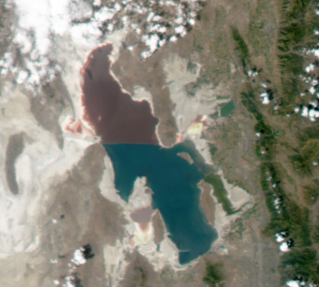space photo 2003 Great Salt Lake