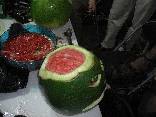 Simulated brains made from watermelon - no prions in here.